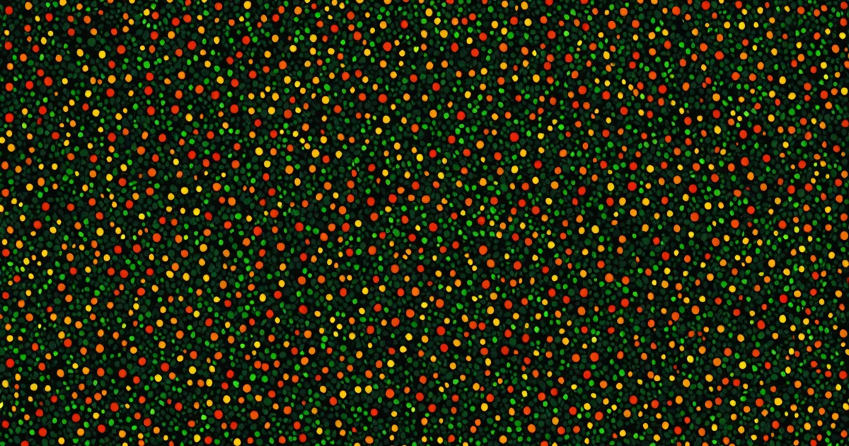 Abstract visualization of card testing attack pattern clusters
