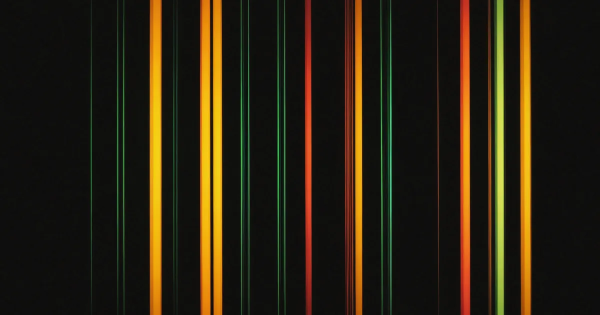 Abstract data visualization of chargeback rate benchmarks across industries